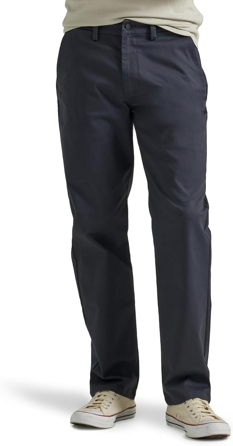 Men's Flat Front Relaxed Straight Pant