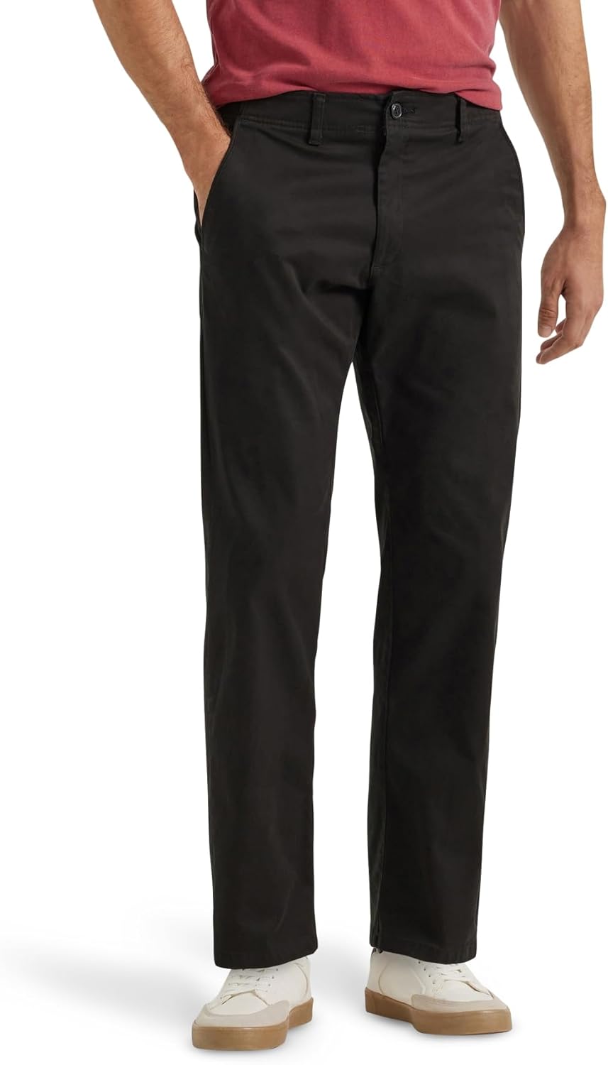 Men's Extreme Motion Flat Front Regular Straight Pant
