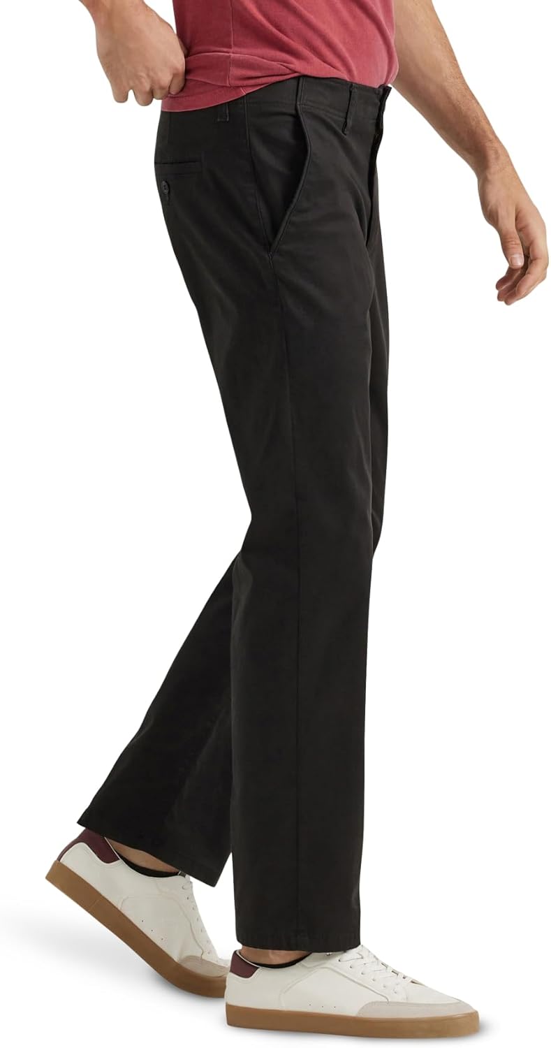 Men's Extreme Motion Flat Front Regular Straight Pant