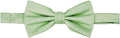 Men's Woven Subtle Mini Squares Adjustable Pre-Tied Banded Bow Tie