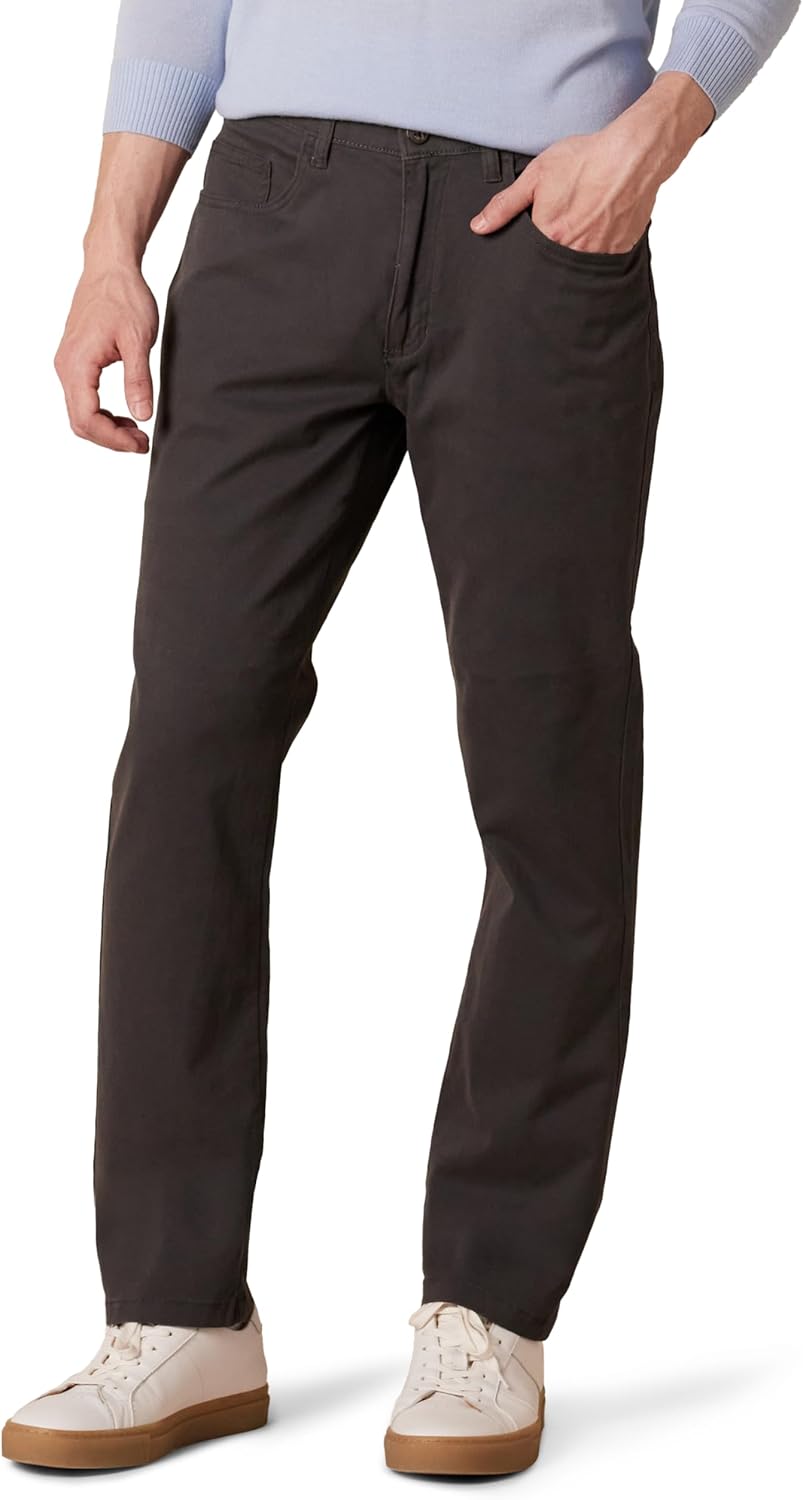 Men's Straight-Fit 5-Pocket Comfort Stretch Chino Pant (Previously )