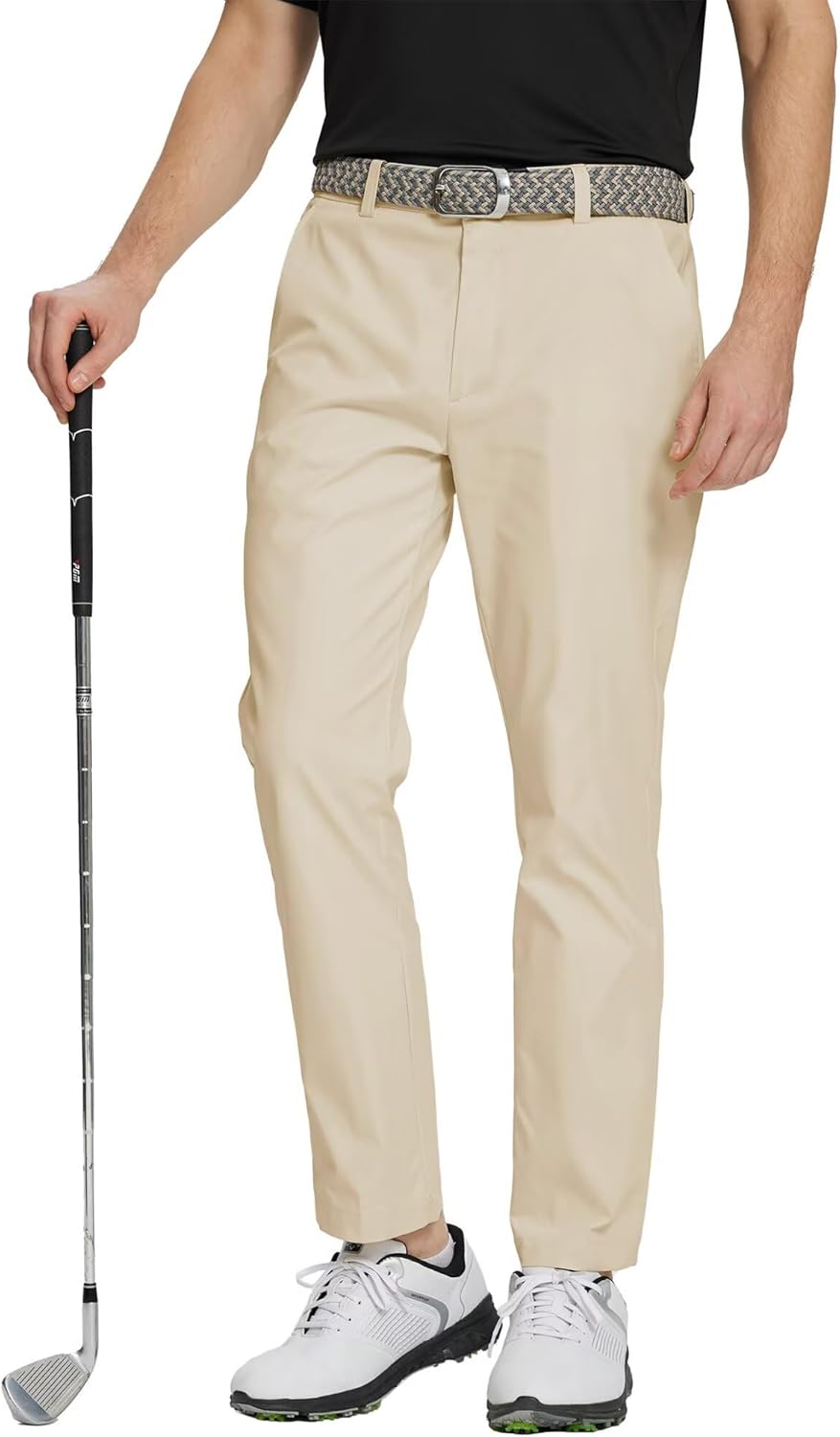Golf Pants Men Quick Dry - 30"/32"/34" Stretch Lightweight 5 Pockets Water-Resistant Casual Mens Dress Pants