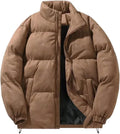 Men Short Down Jacket Lightweight Warm Padded Coat Winter Korean Style Outerwear