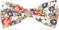Men's Cotton Bowties Printed Floral Neck Bow Tie