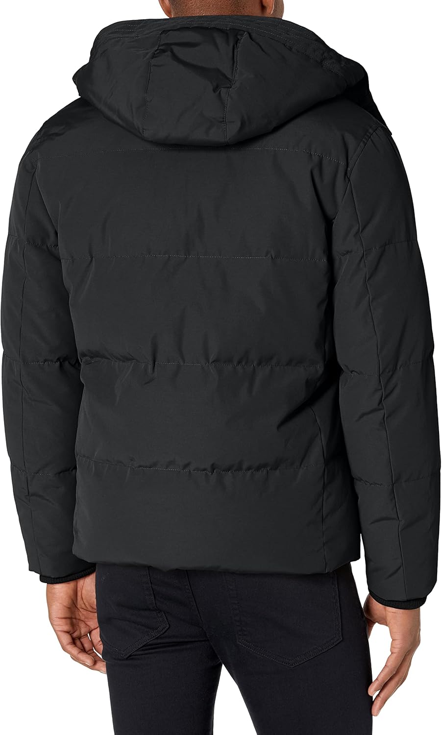 mens Short Down Parka With Hooded Down Coat