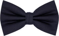 Men's Bow Tie Cotton Formal Tuxedo Bow Ties for Men Pre-tied Solid Color Bowtie for Wedding Party