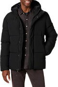 Men's Mid-Length Hooded Puffer Coat (Available in Big & Tall)