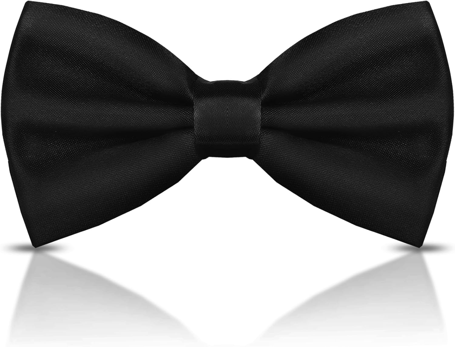 Men's Bow Ties Solid Color Pre-Tied Bow Tie Satin Formal Tuxedo Bowtie Adjustable Neck Bowtie for Men Wedding Party
