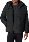 mens Short Down Parka With Hooded Down Coat